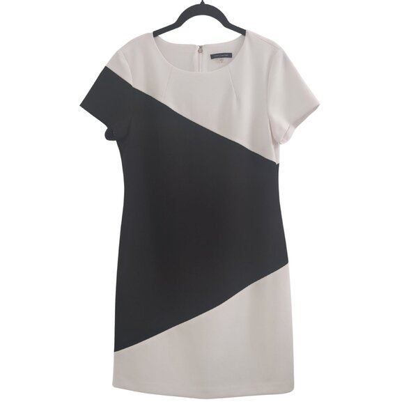 🌸 Elegant Tommy Hilfiger Dress – Black & Ivory – Size 8 – EUC - Picture 2 of 4